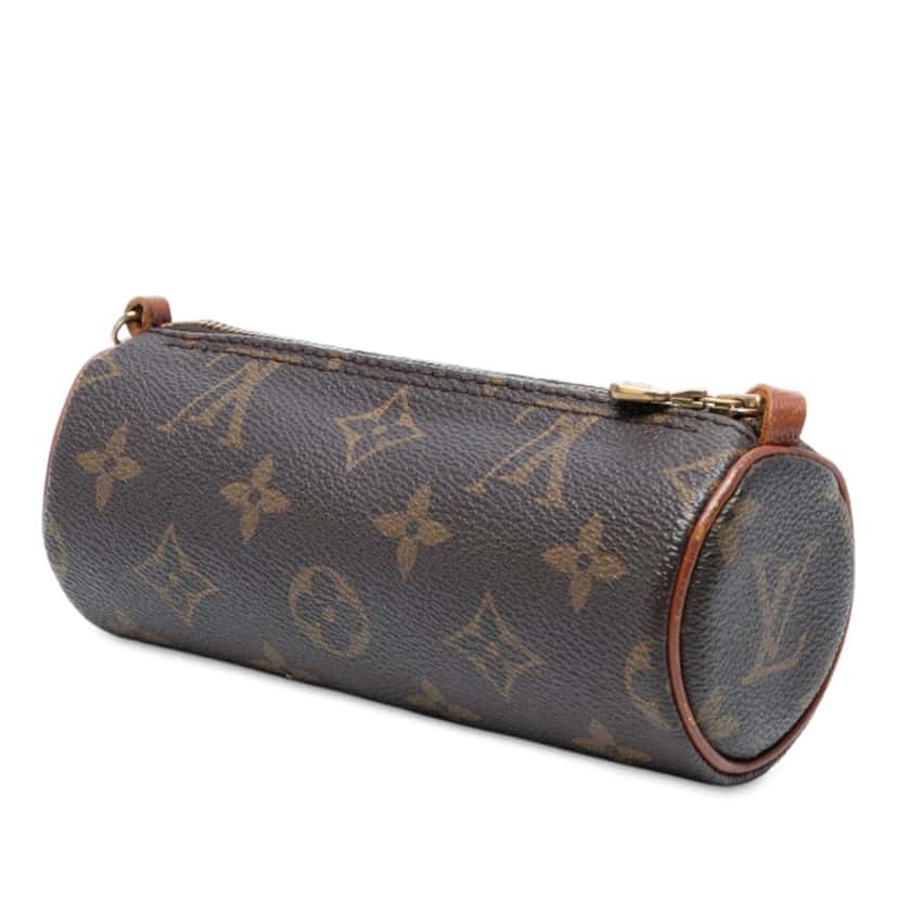 Louis Vuitton Monogram Papillon Pochette Brown Good condition - Back View