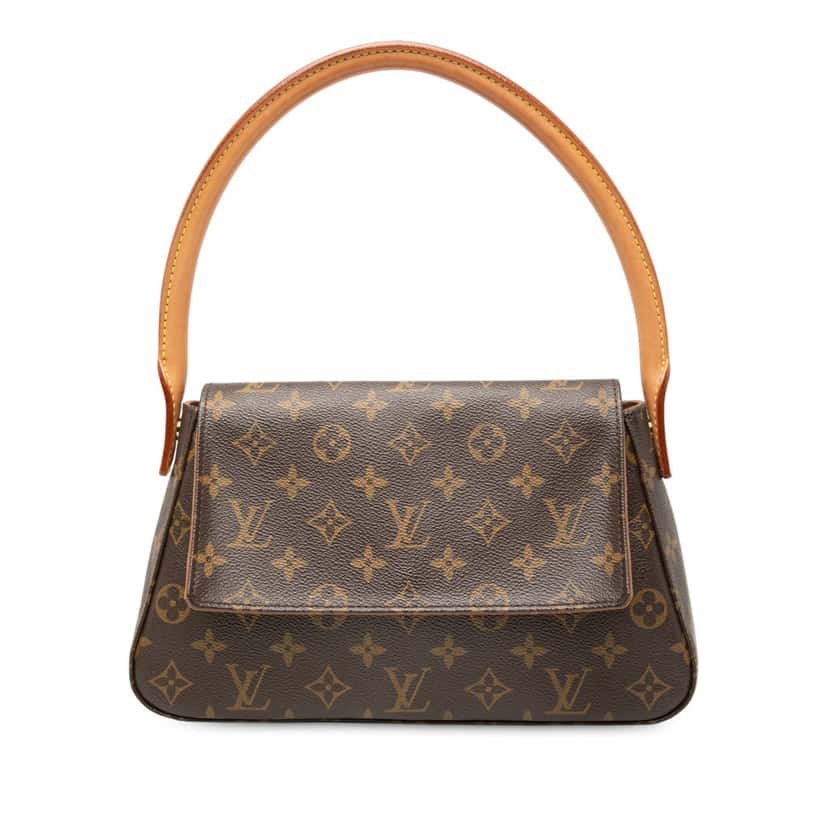 Louis Vuitton Monogram Mini Looping Brown Very good condition - Front View