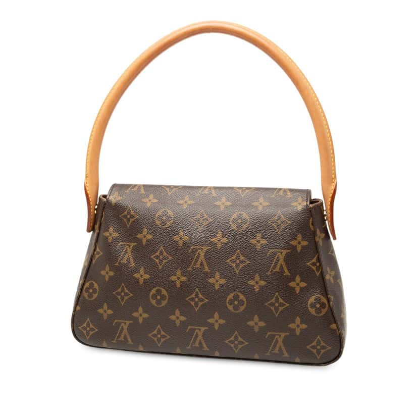 Louis Vuitton Monogram Mini Looping Brown Very good condition - Back View