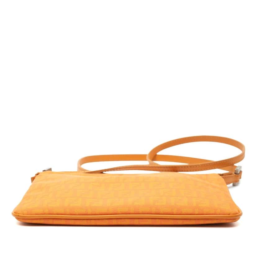 Fendi Zucchino Canvas Crossbody Orange Very good condition - Inside View