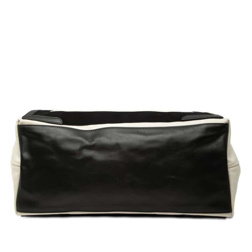 Balenciaga Canvas Navy Cabas Tote M White Very good condition - Inside View