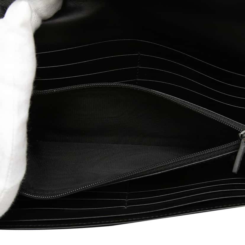 Gucci Guccissima Signature Crystal Cat Continental Wallet Black Leather Very good condition - Model View