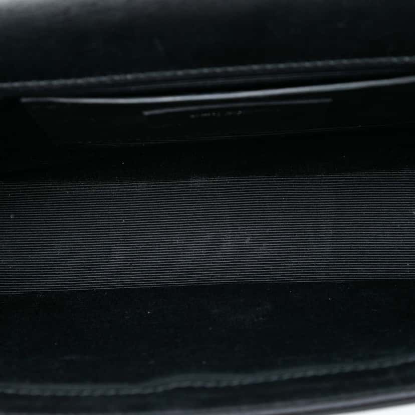 Saint Laurent Medium Leather Studded Monogram Kate Crossbody Black Leather Very good condition - Model View