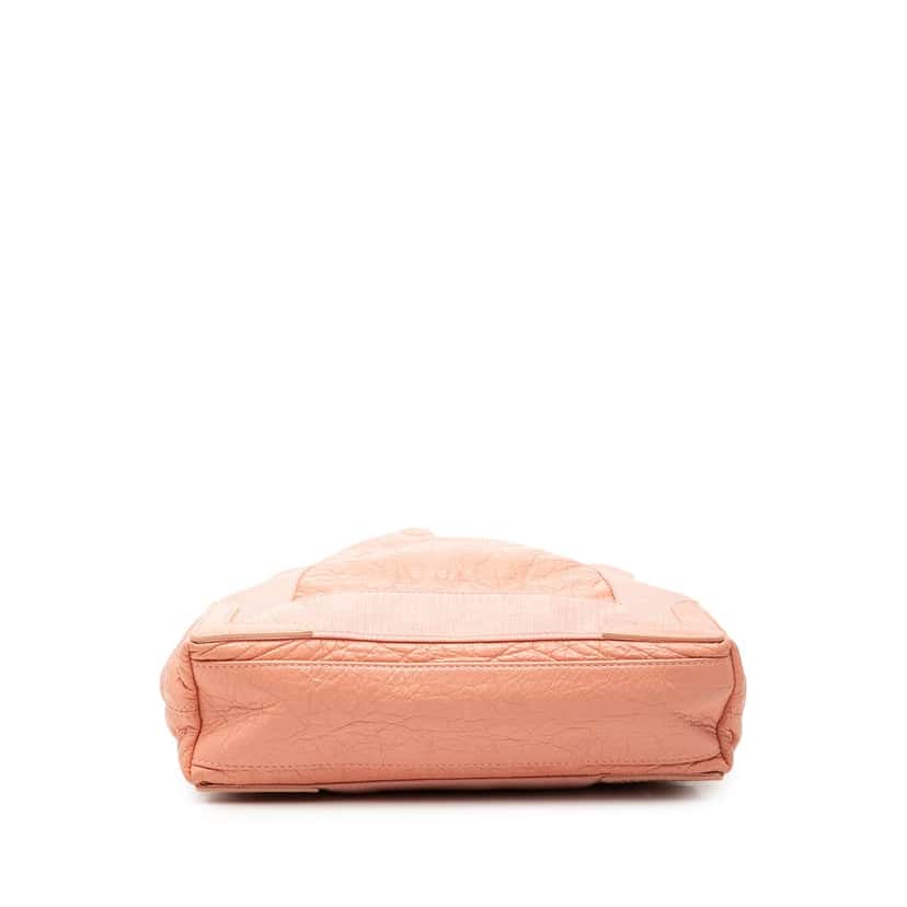 Balenciaga Lambskin Navy Cabas XS Pink Leather Very good condition - Inside View