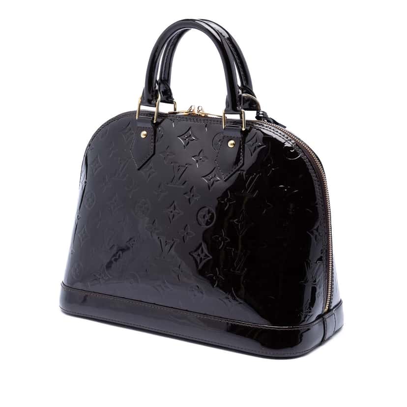 Louis Vuitton Monogram Vernis Alma PM Purple Leather Very good condition - Back View