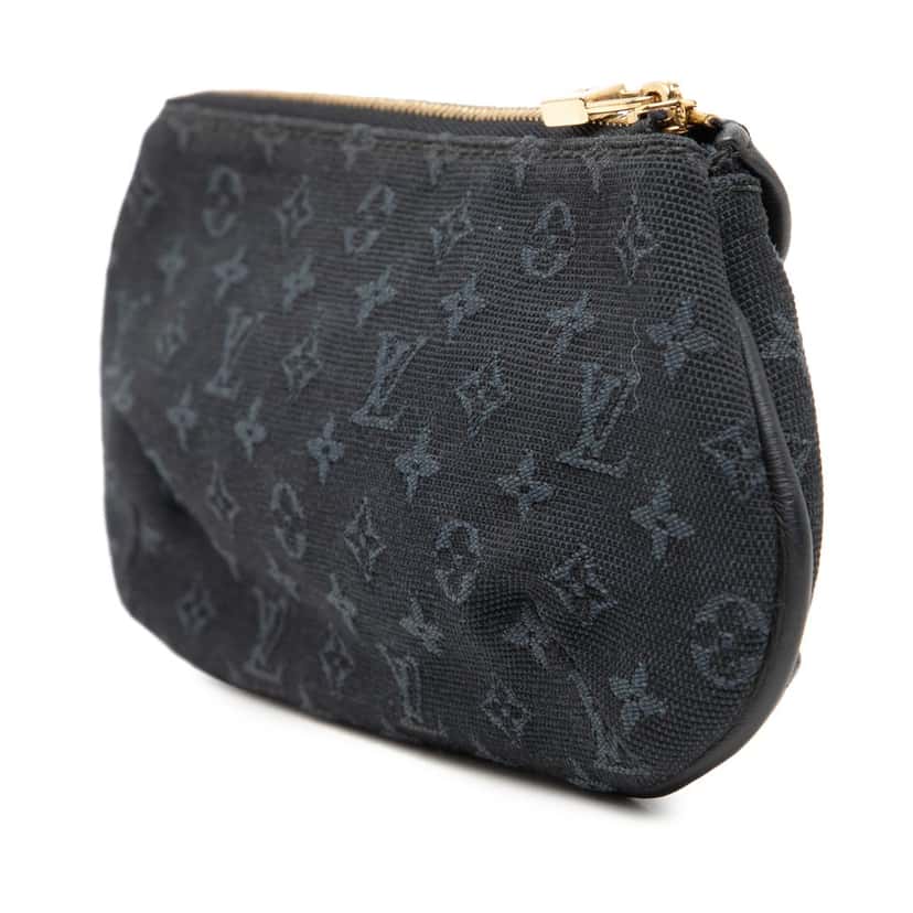 Louis Vuitton Monogram Mini Lin Anne Sophie Pouch Blue Very good condition - Back View