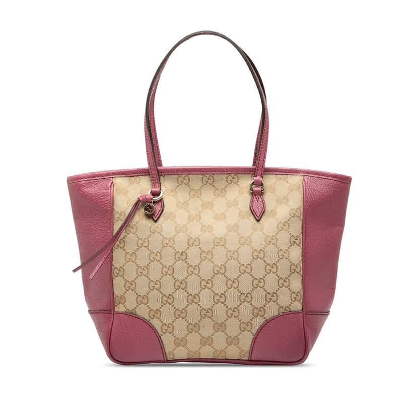 Gucci GG Canvas Bree Tote Beige Very good condition - Front View