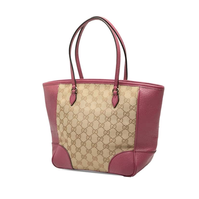 Gucci GG Canvas Bree Tote Beige Very good condition - Back View