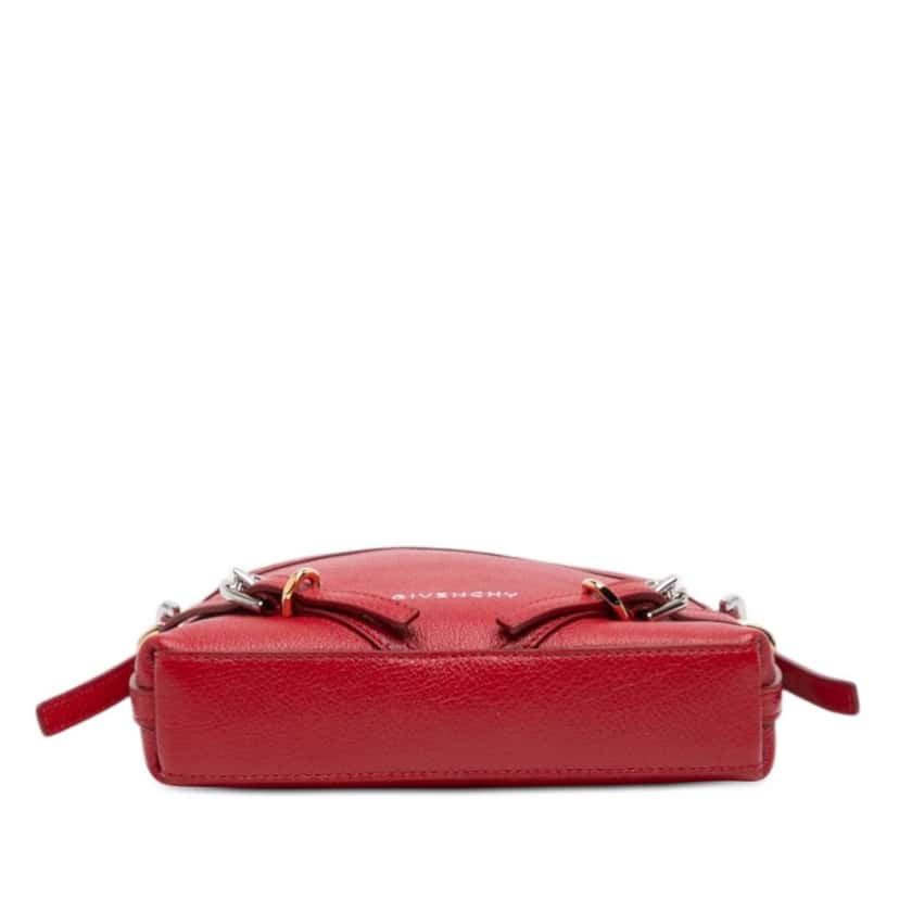 Givenchy Nano Leather Voyou Satchel Red Leather Never worn - Inside View