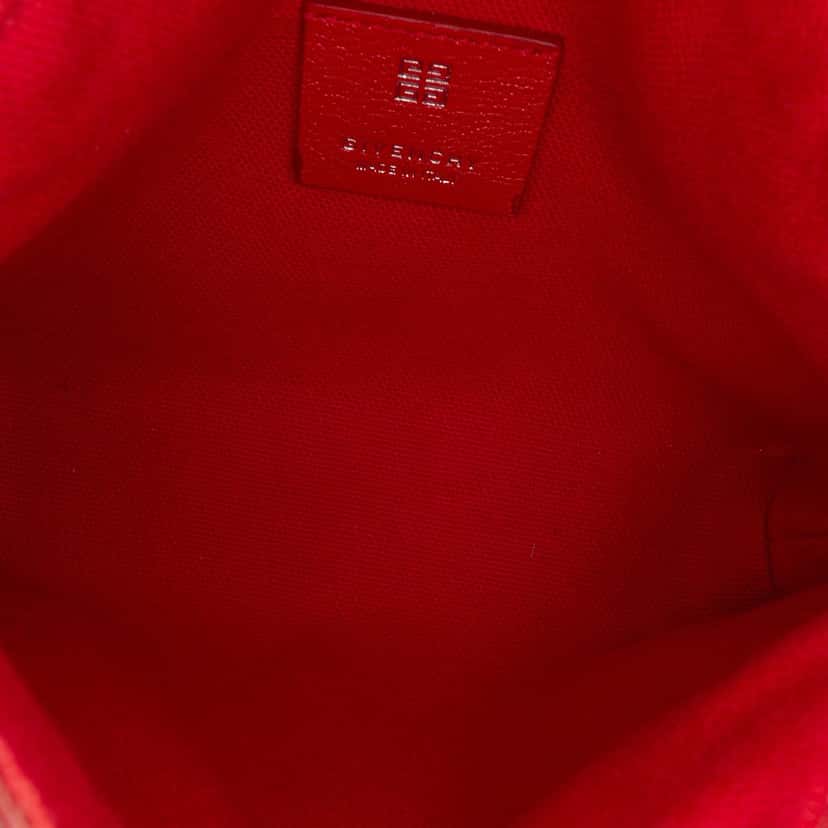 Givenchy Nano Leather Voyou Satchel Red Leather Never worn - Model View