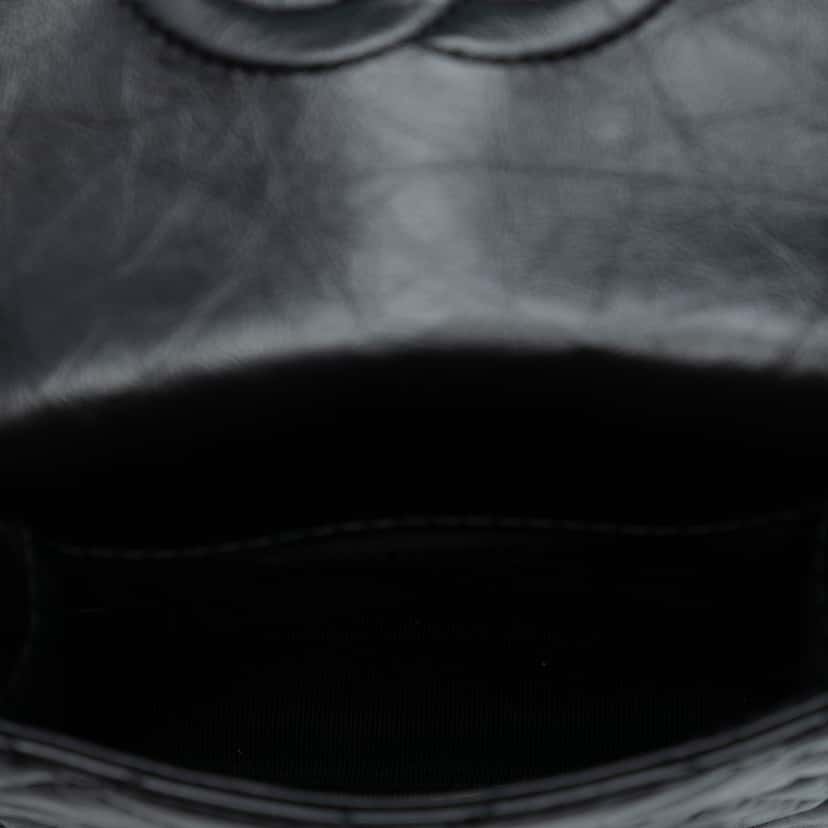 Chanel Mini Aged Calfskin City School Flap Black Leather Very good condition - Model View