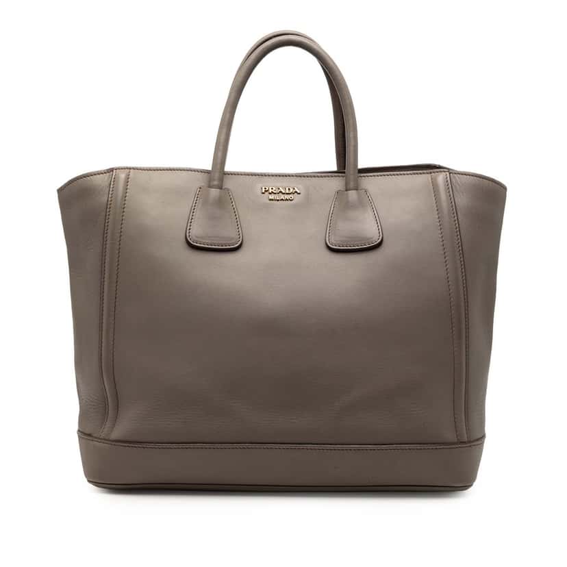 Prada Large City Calf Double Handle Shopping Tote Other Leather Very good condition - Front View
