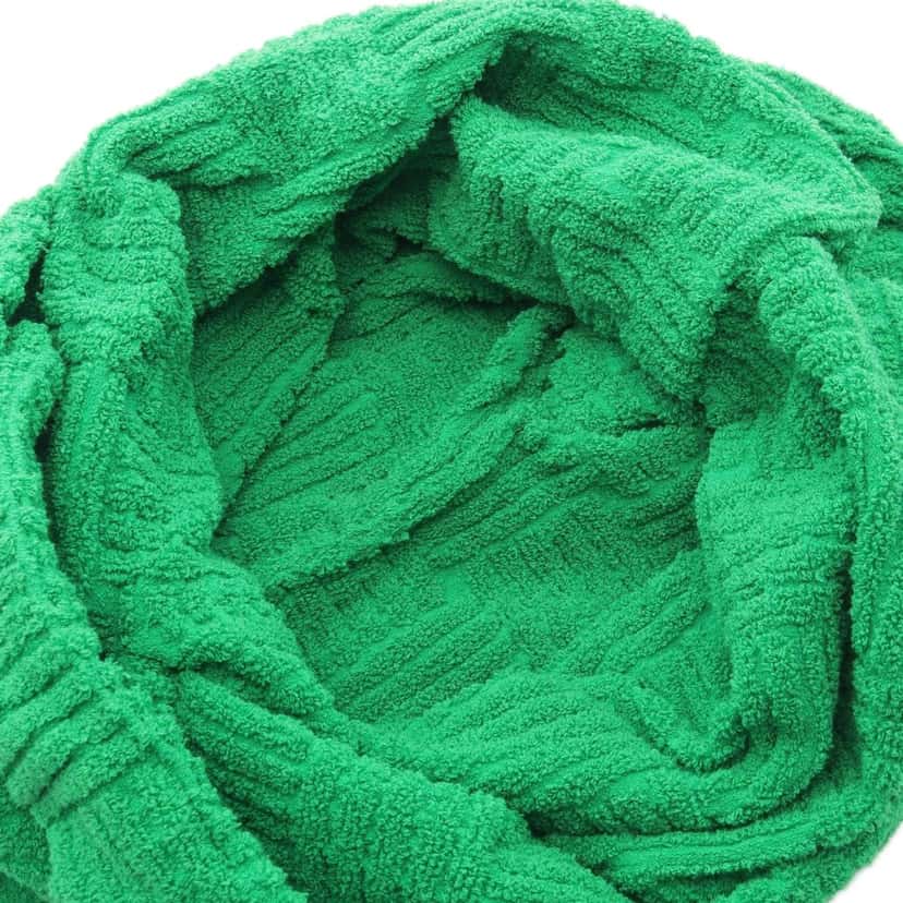 Bottega Veneta Terry Cloth Shopping Tote Green Very good condition - Inside View