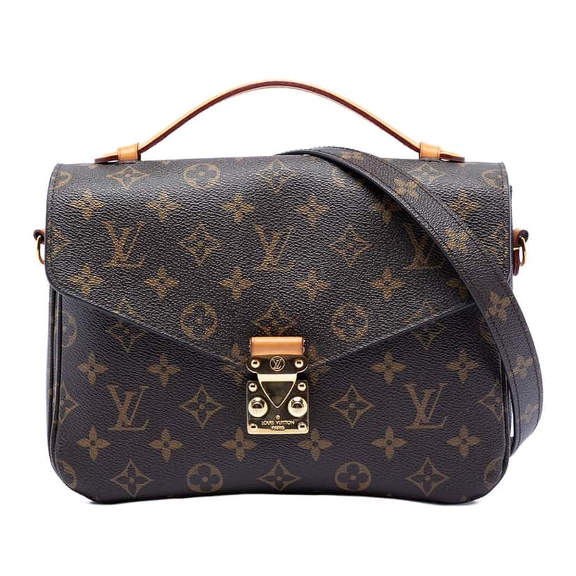 Louis Vuitton Monogram Pochette Metis Brown Very good condition - Front View