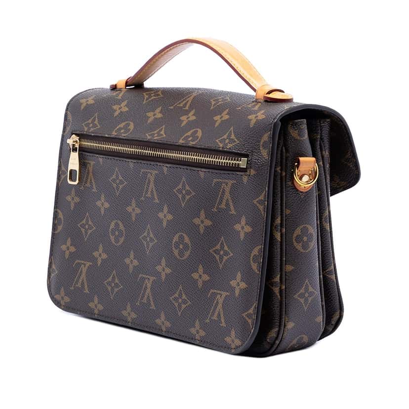 Louis Vuitton Monogram Pochette Metis Brown Very good condition - Back View