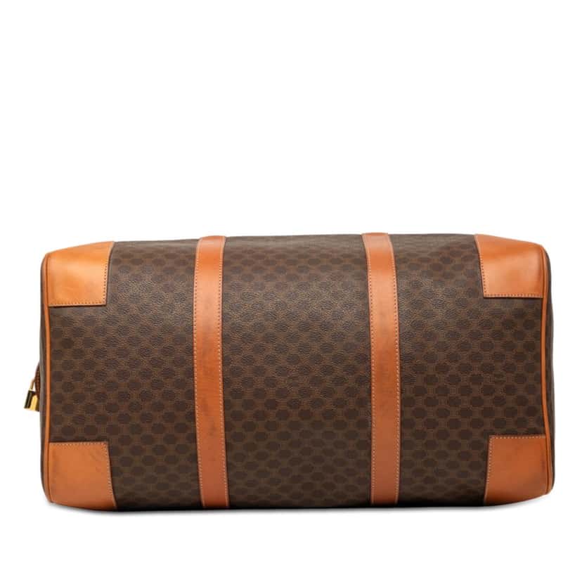 Celine Macadam Coated Canvas Travel Bag Brown Good condition - Inside View