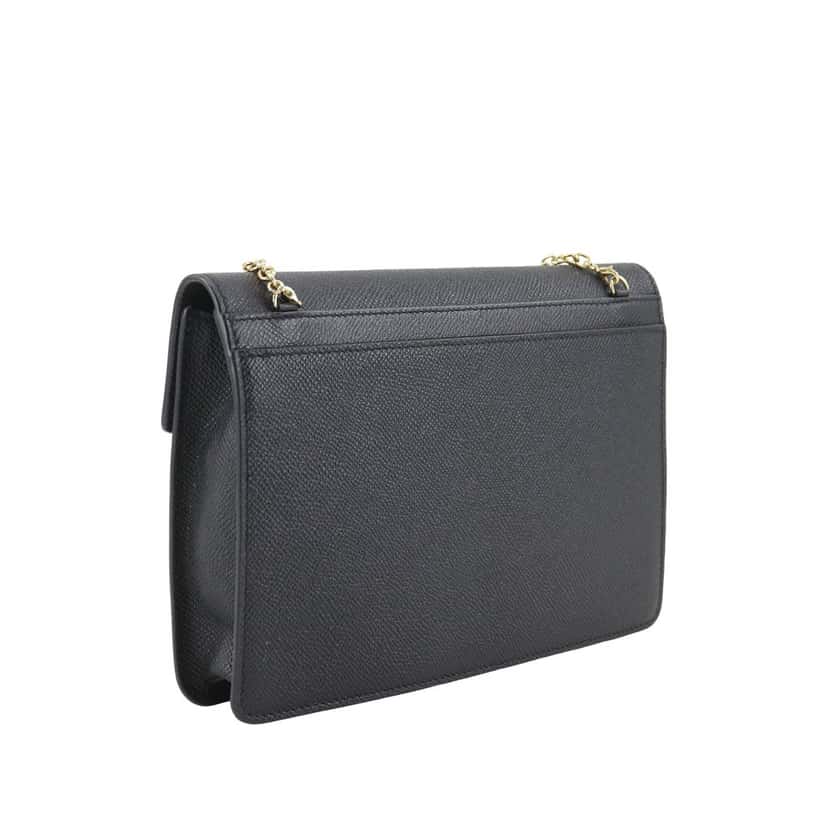 Salvatore Ferragamo Leather Gancini Icona Crossbody Black Leather Very good condition - Inside View