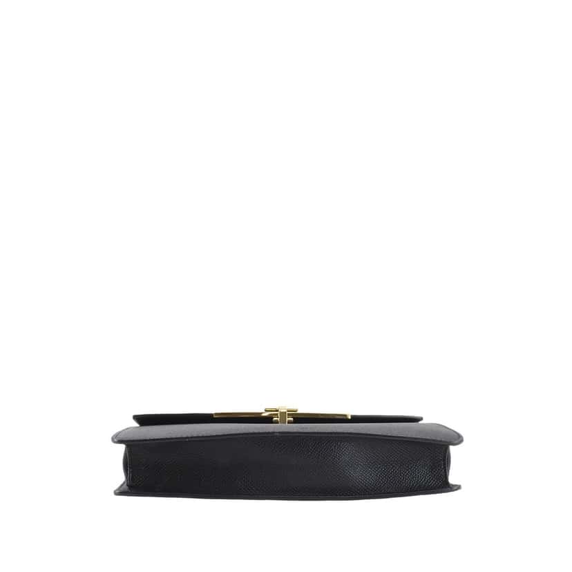 Salvatore Ferragamo Leather Gancini Icona Crossbody Black Leather Very good condition - Model View
