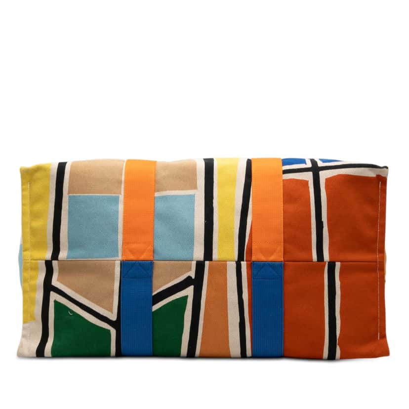 Hermès Toile 3 Surfs Beach Bag Yellow Very good condition - Inside View