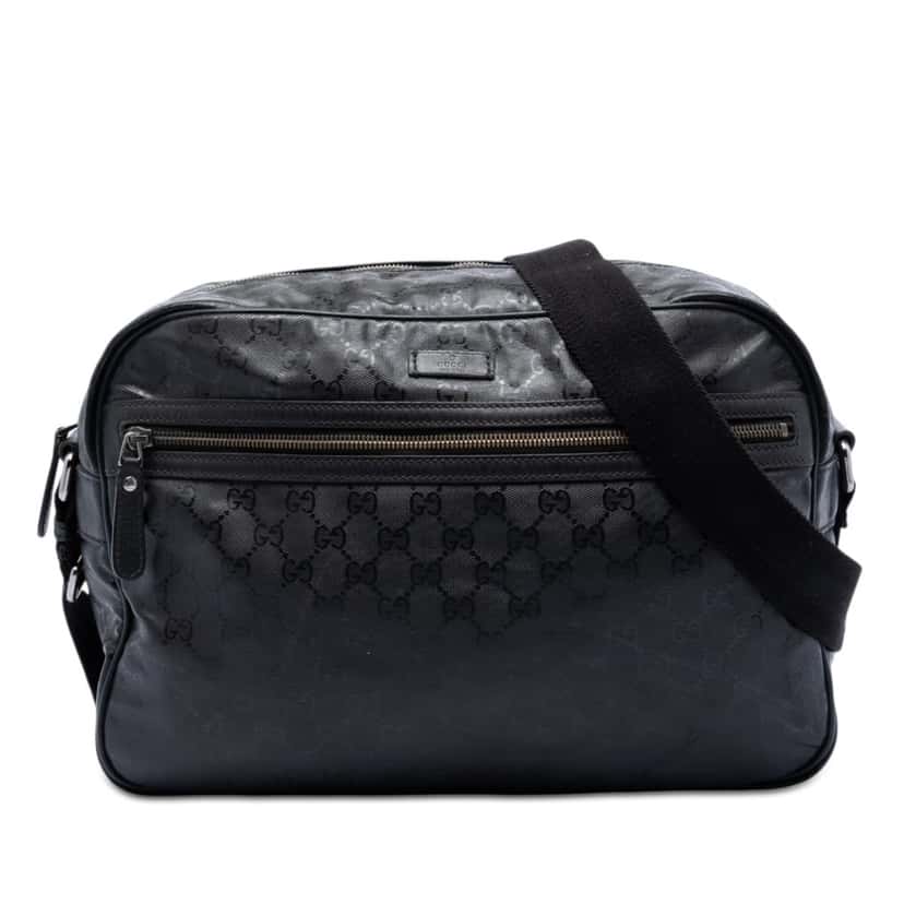 Gucci GG Imprime Crossbody Black Very good condition - Front View