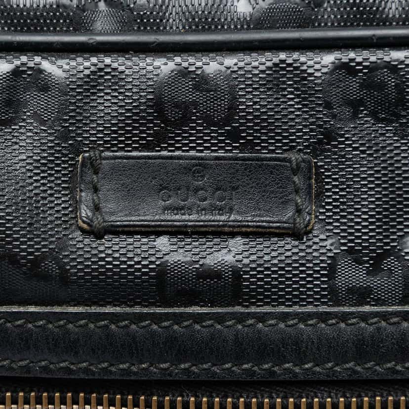 Gucci GG Imprime Crossbody Black Very good condition - Box View