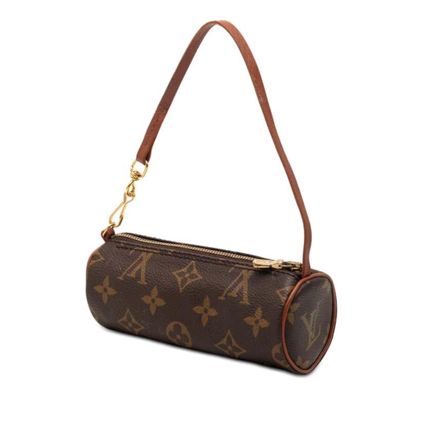 Louis Vuitton Monogram Papillon Pochette Brown Very good condition - Back View