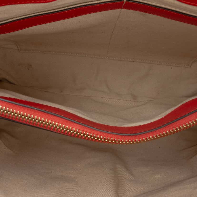 Chloé Medium Leather Faye Day Satchel Red Leather Very good condition - Model View