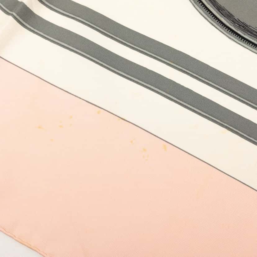 Hermès Brides de Gala Silk Scarf 90 Pink Very good condition - Box View