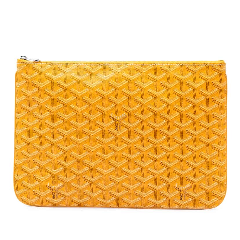 Goyard Goyardine Senat MM Yellow Very good condition - Front View