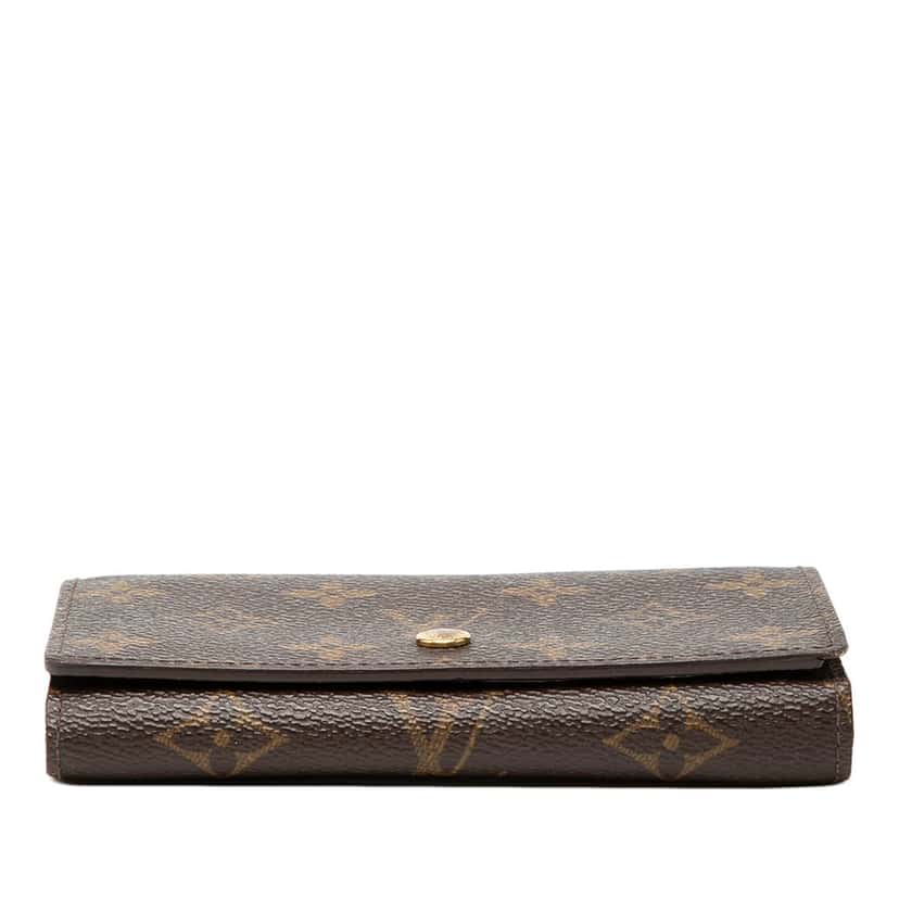 Louis Vuitton Monogram Porte Monnaie Billets Tresor Wallet Brown Very good condition - Inside View