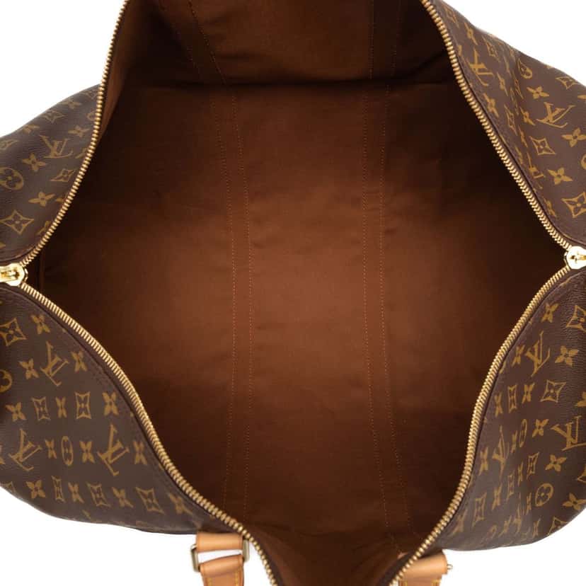 Louis Vuitton Monogram Keepall Bandouliere 60 Brown Very good condition - Model View