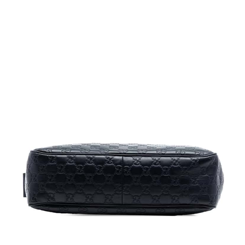 Gucci Guccissima Web Crossbody Black Leather Very good condition - Inside View