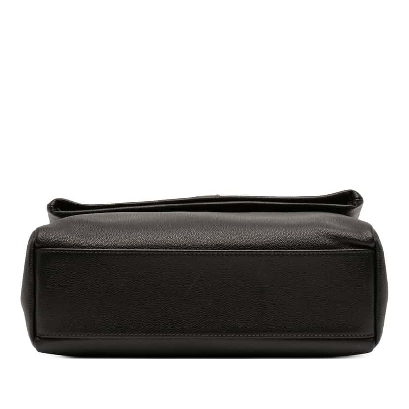 Saint Laurent Medium Grain De Poudre West Hollywood Crossbody Black Leather Very good condition - Inside View