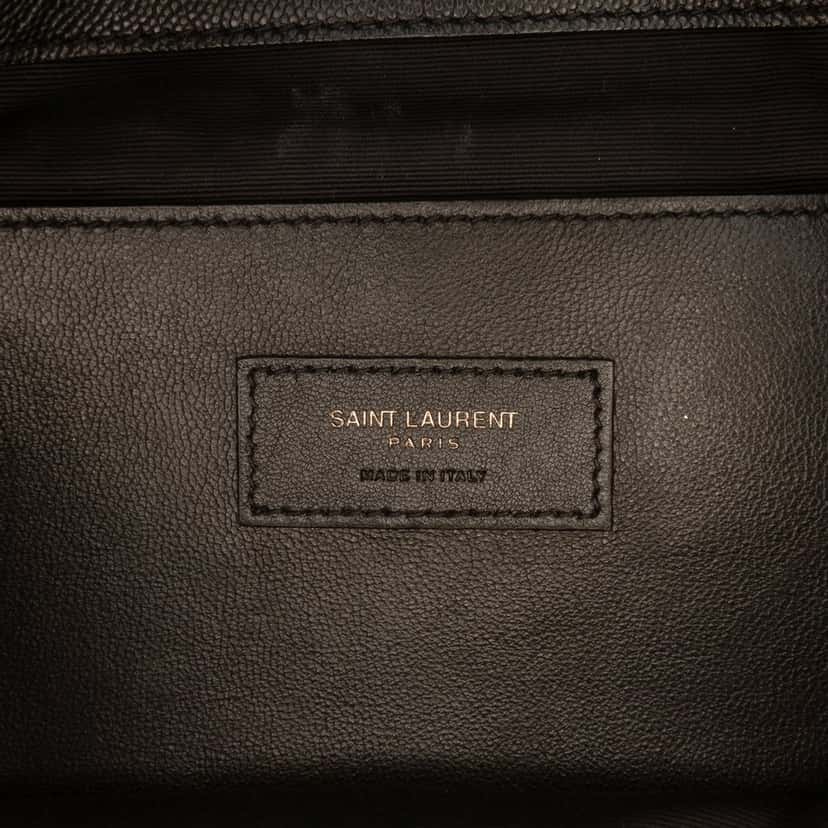 Saint Laurent Medium Grain De Poudre West Hollywood Crossbody Black Leather Very good condition - Box View