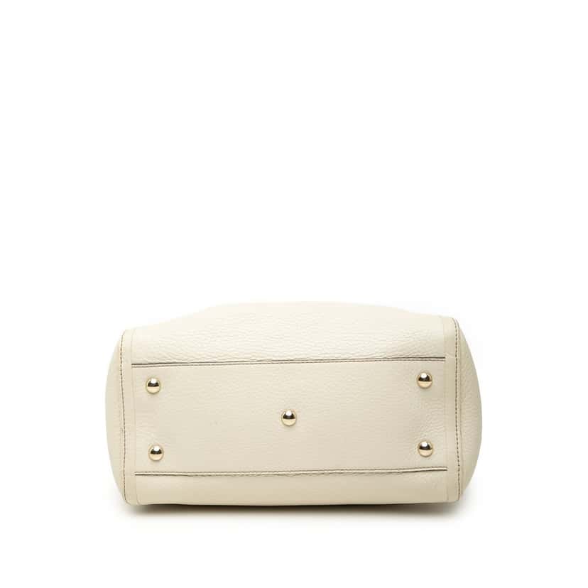 Gucci Small Leather Soho Satchel White Leather Very good condition - Inside View