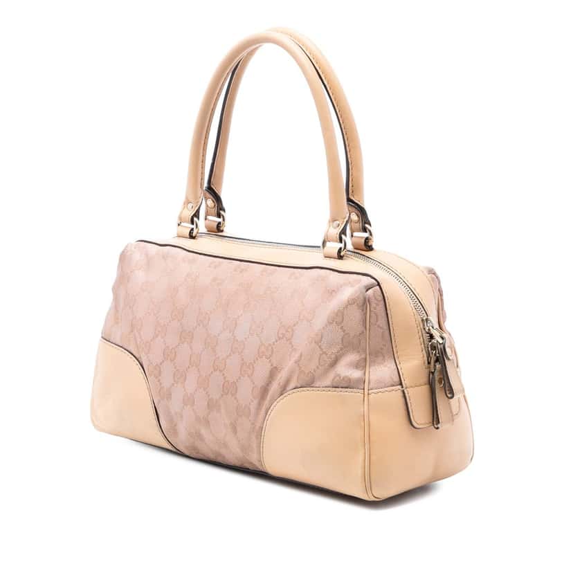 Gucci GG Canvas Lovely Handbag Pink Very good condition - Back View