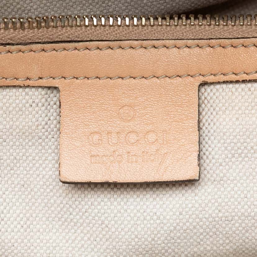 Gucci GG Canvas Lovely Handbag Pink Very good condition - Box View