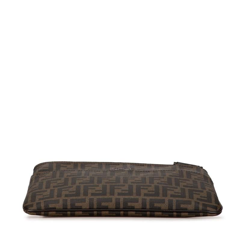 Fendi Zucca Coated Canvas Crossbody Brown Very good condition - Model View
