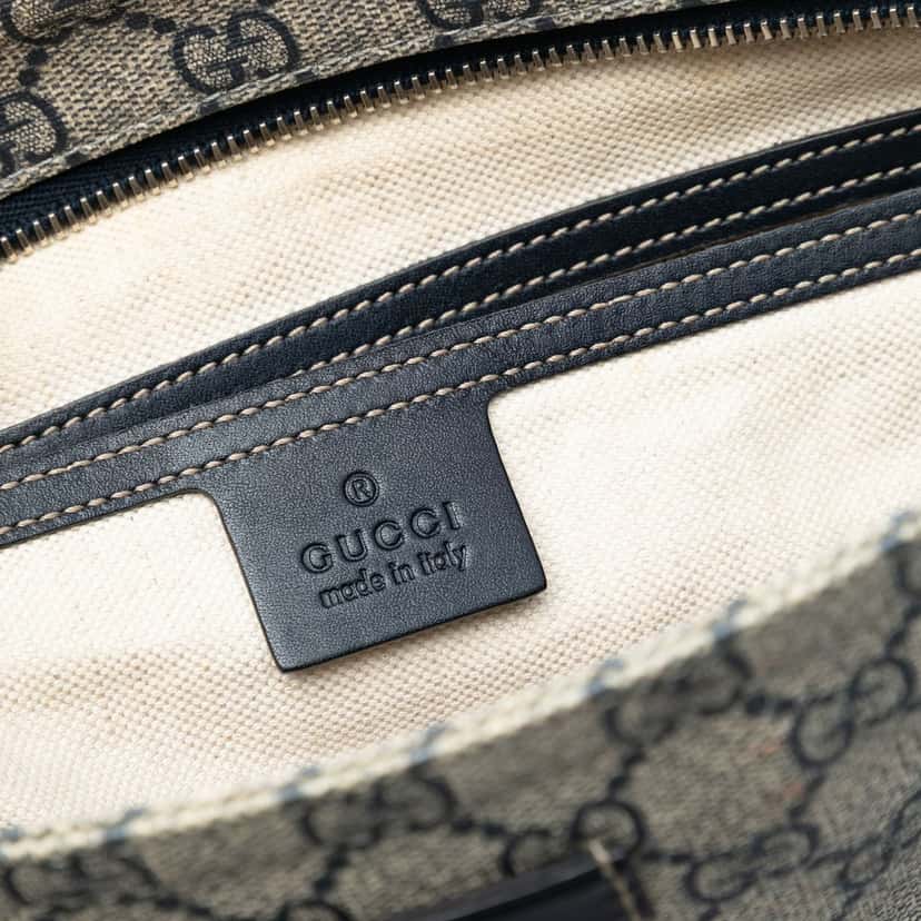 Gucci GG Supreme Crossbody Beige Very good condition - Box View