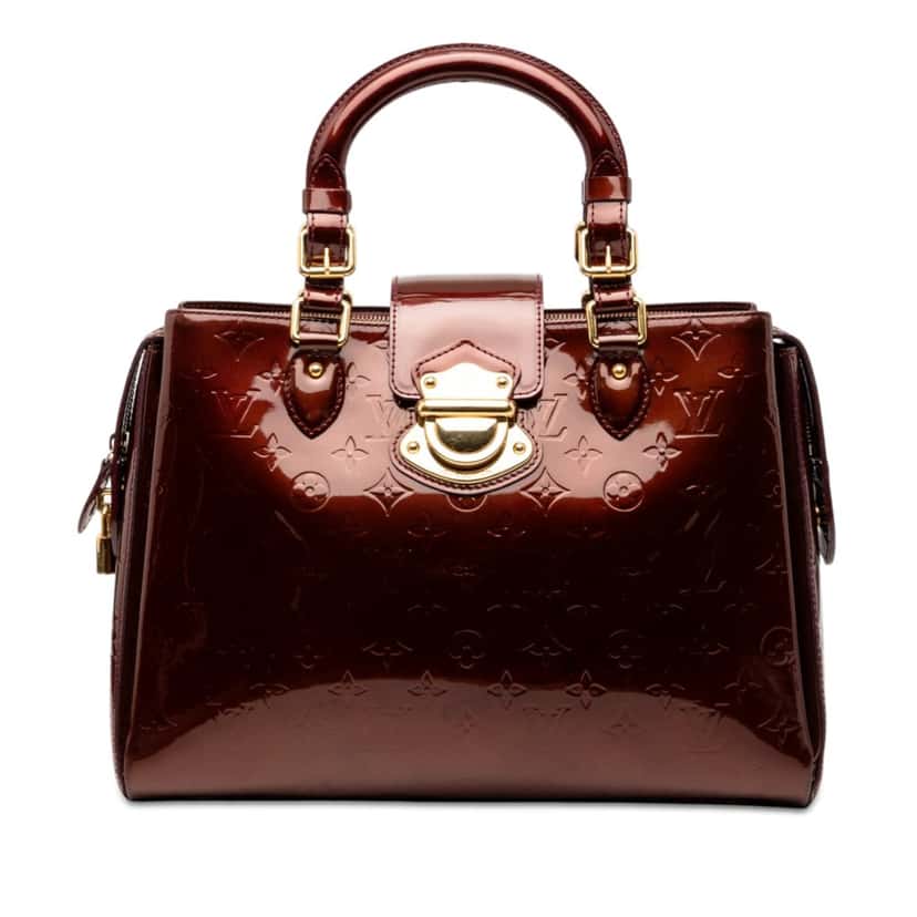 Louis Vuitton Monogram Vernis Melrose Avenue Red Leather Very good condition - Front View