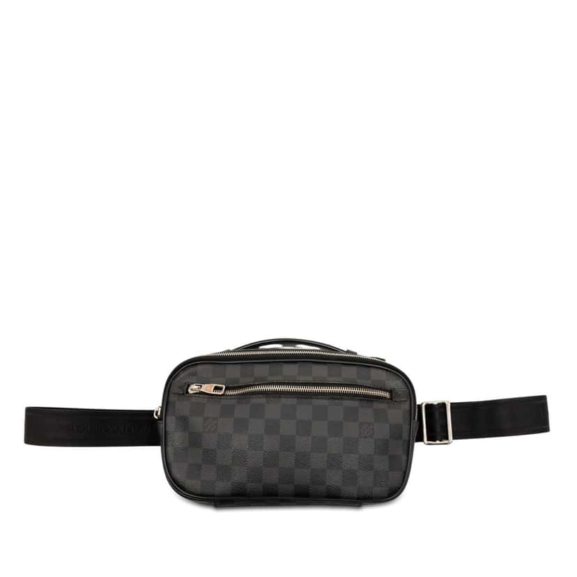 Louis Vuitton Damier Graphite Ambler Black Very good condition - Front View