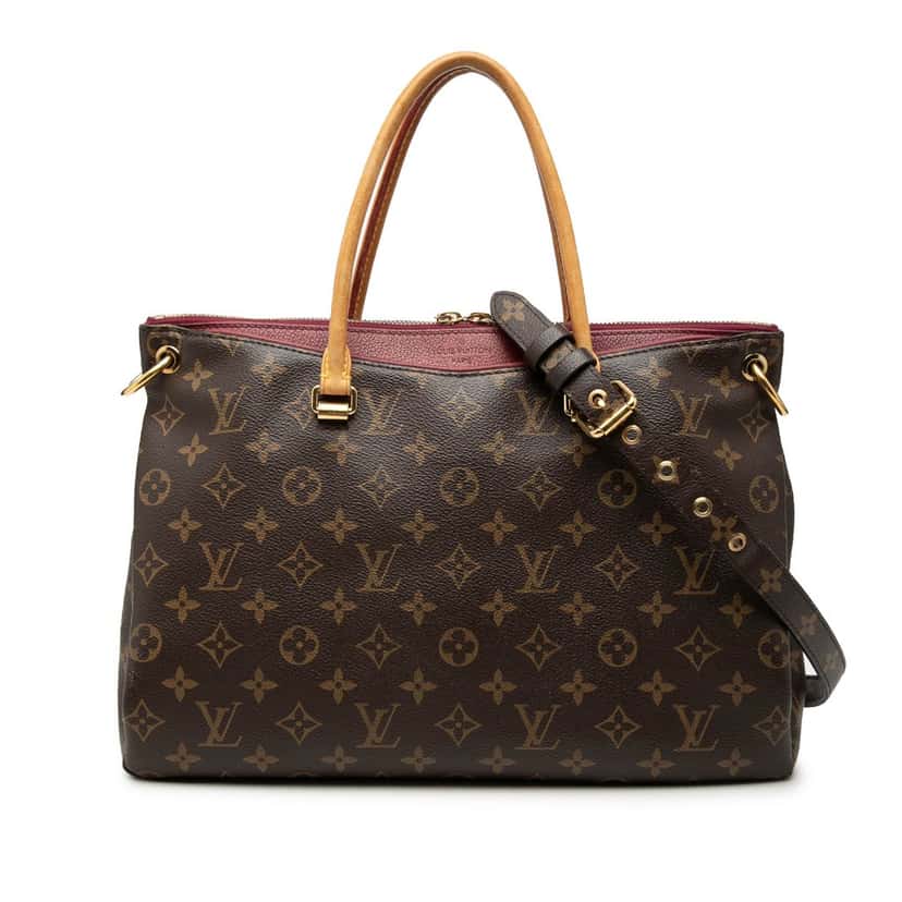 Louis Vuitton Monogram Pallas MM Brown Good condition - Front View