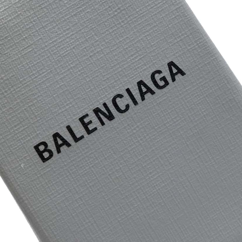 Balenciaga Mini Calfskin Logo Shopping Phone Holder Other Leather Very good condition - Box View