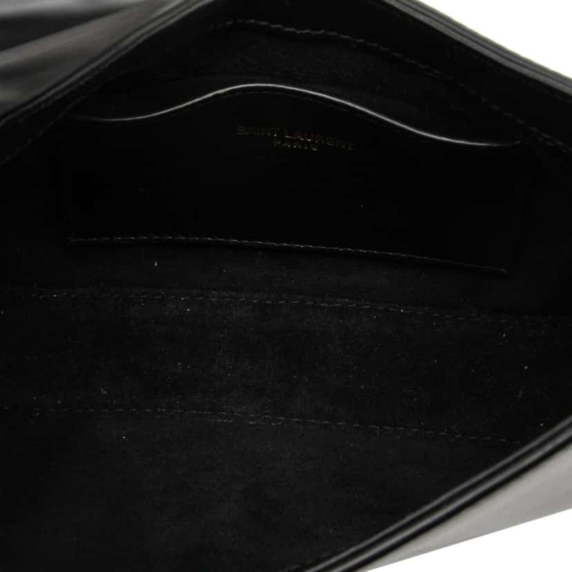 Saint Laurent Mini Smooth Calfskin Le 5 a 7 Black Leather Very good condition - Model View