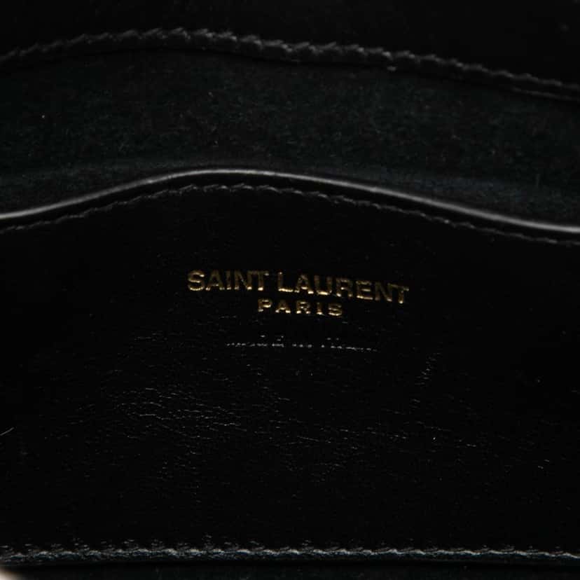 Saint Laurent Mini Smooth Calfskin Le 5 a 7 Black Leather Very good condition - Box View