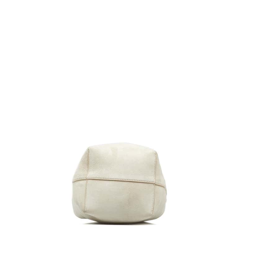 The Row Small N/S Park Suede Tote Beige Leather Very good condition - Model View
