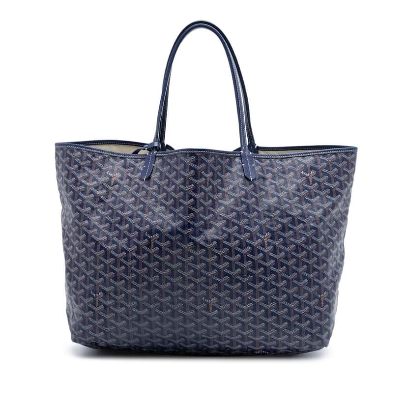 Goyard Goyardine Saint Louis GM Blue Very good condition - Front View