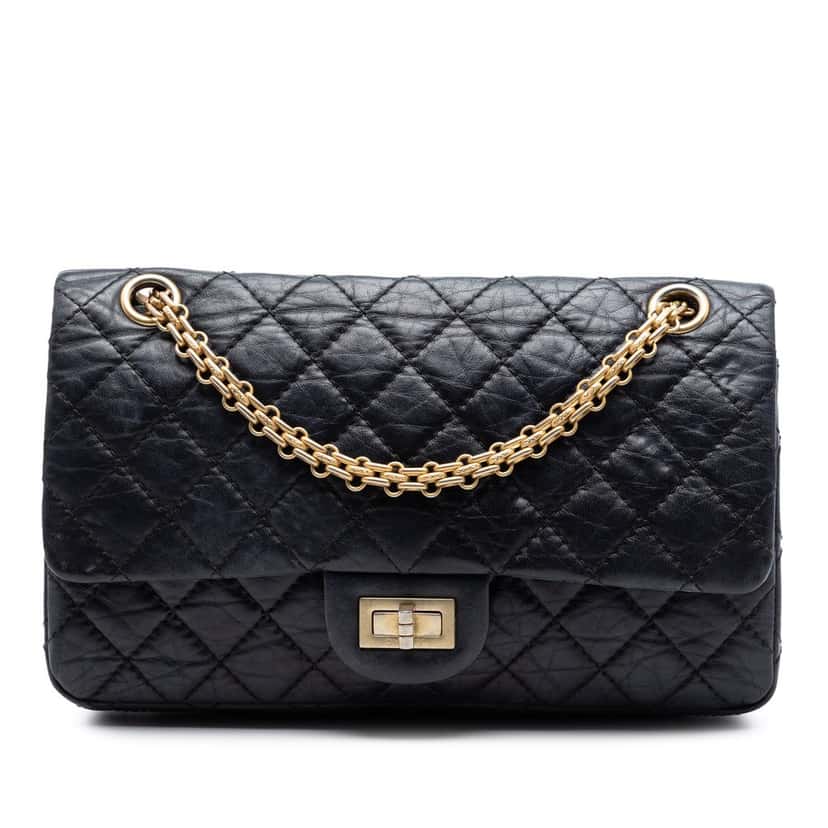 Chanel Quilted Aged Calfskin Reissue 2.55 Double Flap 225
