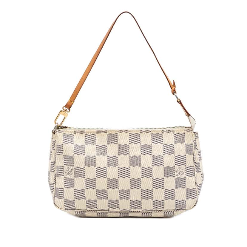 Louis Vuitton Damier Azur Pochette Accessoires White Very good condition - Front View