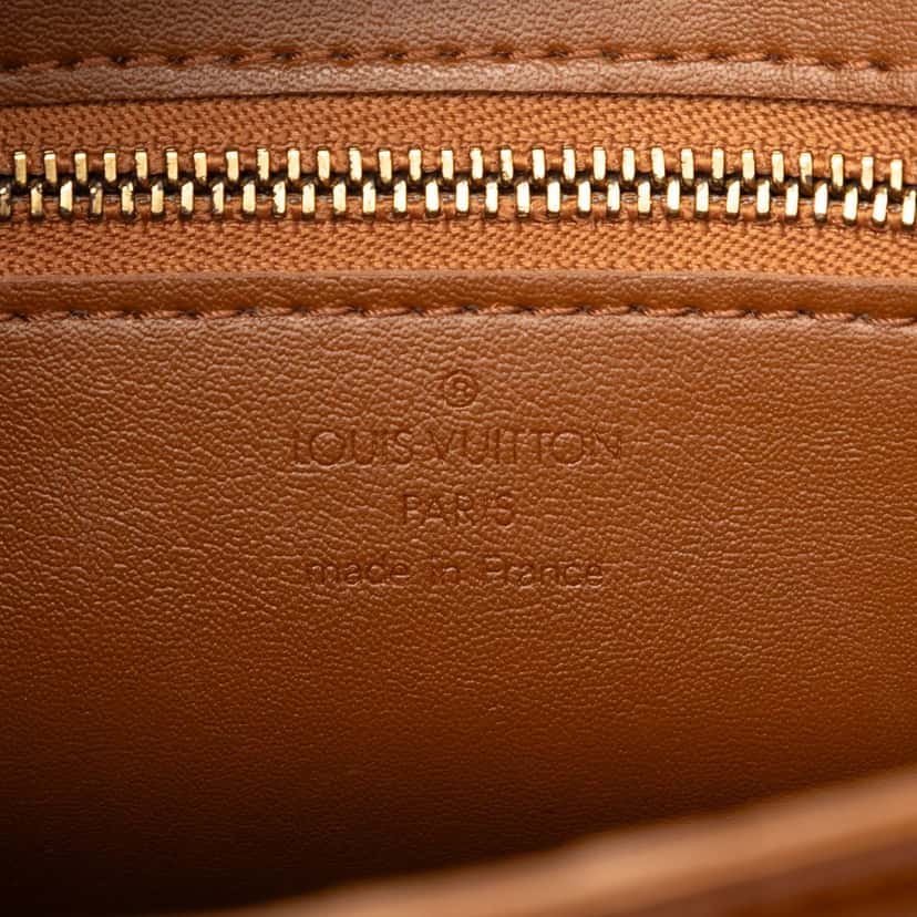 Louis Vuitton Monogram Vernis Christie GM Brown Leather Good condition - Box View